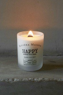 Riviera Maison Candle Happy With Amber