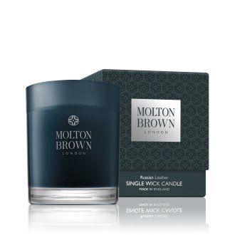 Molton Brown Russian Leather Single Wick Candle