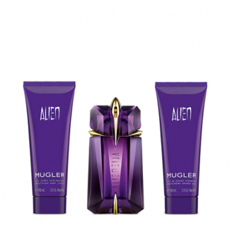 Mugler Alien Edp Giftset 60 Ml R+ Bl 100 Ml+ Sm 100