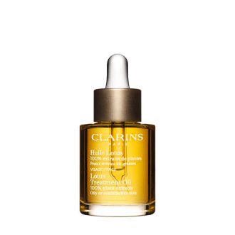 Clarins Lotus Face Treatment Oil - Gemengde of vette huid