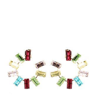 Lott. Gioielli Thirza Swarovski Creole M Rainbow Oorbellen