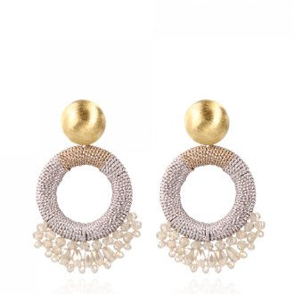 Lott.gioielli Champagne Oorbellen Elara Drops Combi S