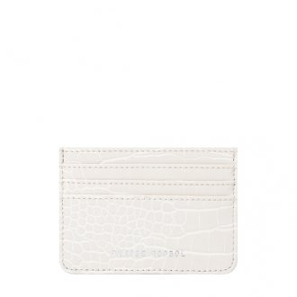 Denise Roobol Cardholder Creme Croco