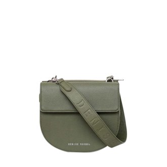 Denise Roobol Duo Circle Bag - Green Mud