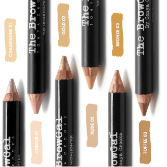 The BrowGal - Highlighter Pencil 02-Nude (matte) - Gold (shine)
