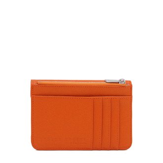 Denise Roobol Mini Wallet - Orange Stripe
