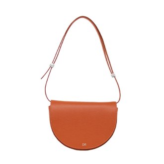 Denise Roobol Mini Circle Bag - Orange Stripe