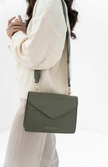 Denise Roobol Charlie Bag - Green Mud X Light Gold