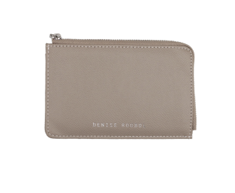Denise Roobol Mini Zipper Wallet - Cafe Latte