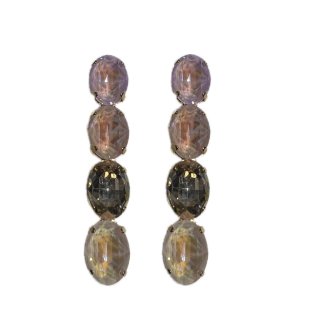 Lott Gioielli Ce Sw Oval Waterfall Four Stones M - Powder G