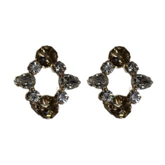 Lott Gioielli Earring Star Octagon Crystal S