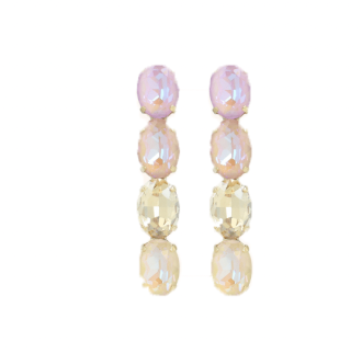Lott Gioielli Oval Waterfall Four Stones S Powder G