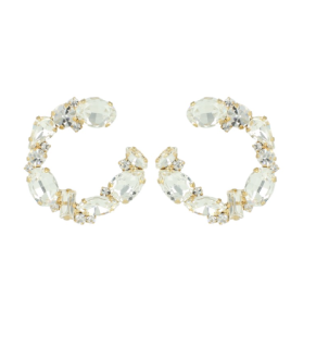 Lott Gioielli Irregular Creole Crystal