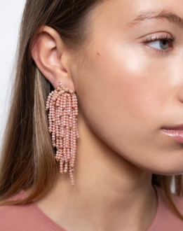 Lott Gioielli Coral Oorbellen babette Glassberry Waterfall L - Coral