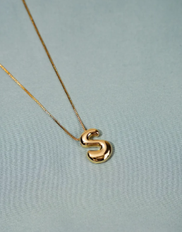 Lott Gioielli Necklace Cartoon Letter S Verstelbaar - Gold