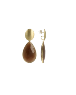 Lott Gioielli Framed Drop XL Brown