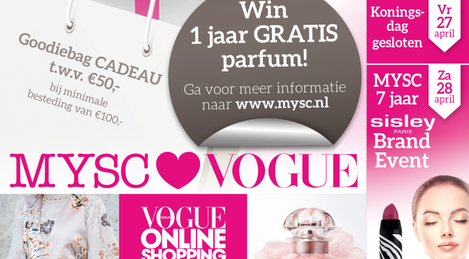 Win een jaar lang gratis parfum of beautytreatments bij MYSC!