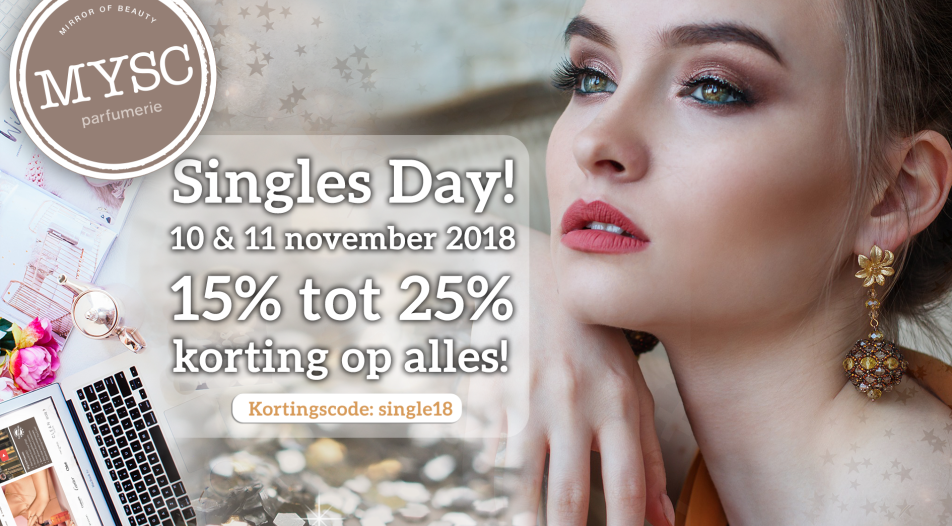 Singles Day: 15% tot 25% korting op álles!