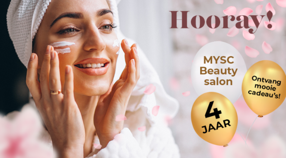 MYSC beautysalon 4 jaar